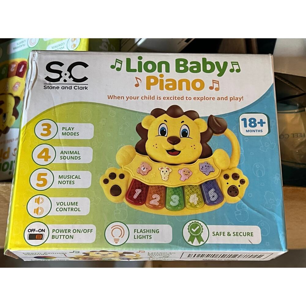 Baby Piano Toy Light Up Music 12/18 Months Early Learning Educational